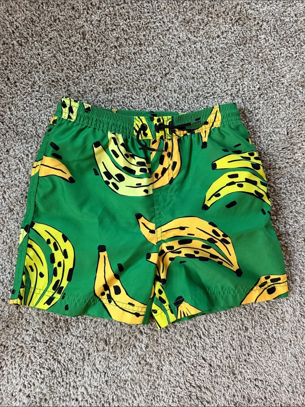 Tea Collection Green and Yellow Banana Swim Trunks